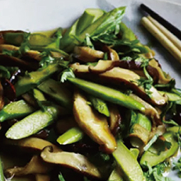 Asparagus Broccoli Stir Fried with Scallops